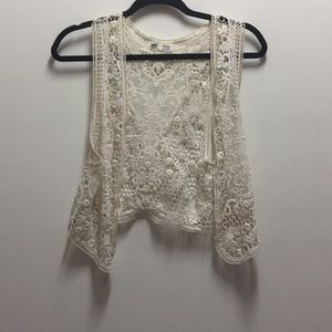 Lace vest